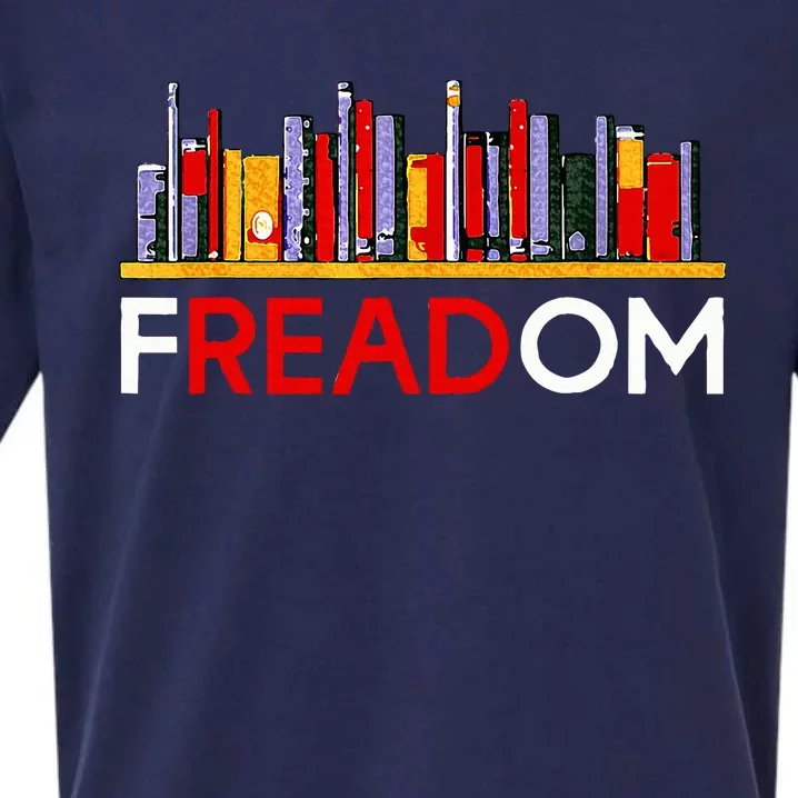 Freadom Anti Ban Books Freedom To Read Book Lover Reading Sueded Cloud Jersey T-Shirt