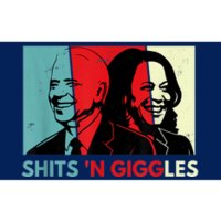 Funny Anti Biden Harris Shits 'N Giggles Political Gift Bumper Sticker