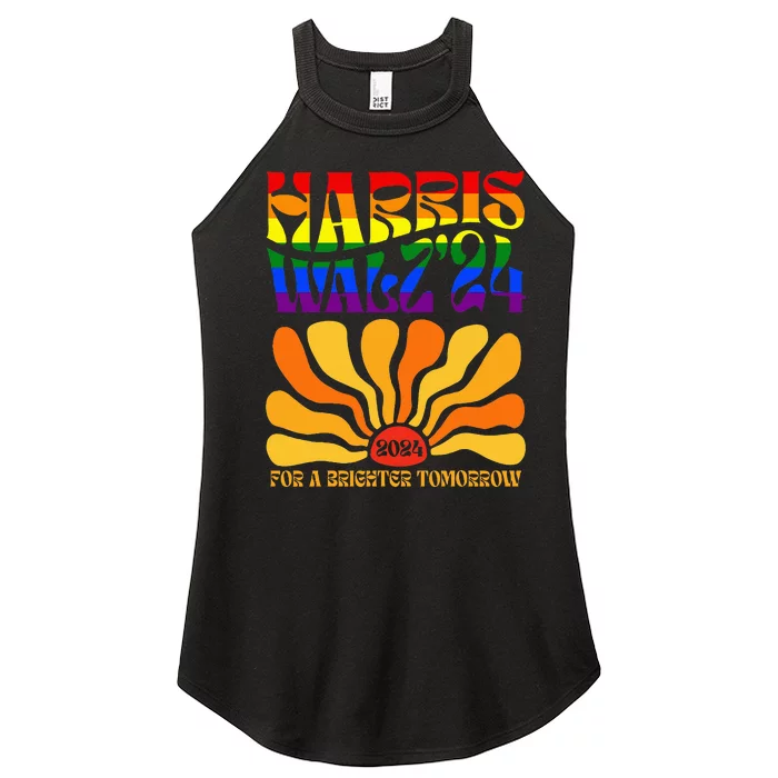 For A Brighter Tomorrow Boho Aesthetic Women’s Perfect Tri Rocker Tank