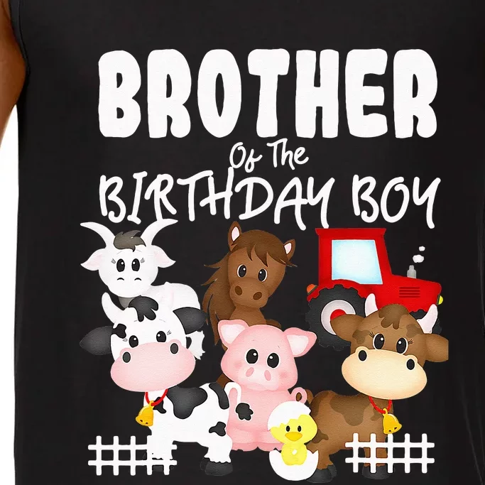 Farm Animals Barnyard Farm House Brother Of The Birthday Boy Comfort Colors® Tank Top