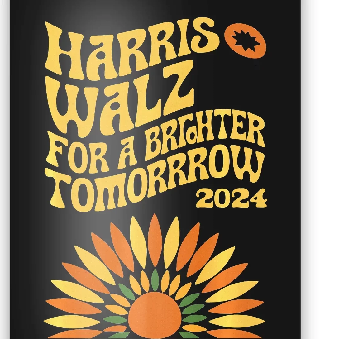 For A Brighter Tomorrow Harris Walz 2024 Premium Poster