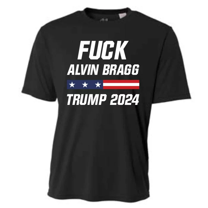 Fuck Alvin Bragg I Stand With Trump Free Trump Indictment Support Donald Trump Cooling Performance Crew T-Shirt