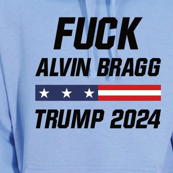 Fuck Alvin Bragg I Stand With Trump Free Trump Indictment Support Donald Trump Unisex Surf Hoodie