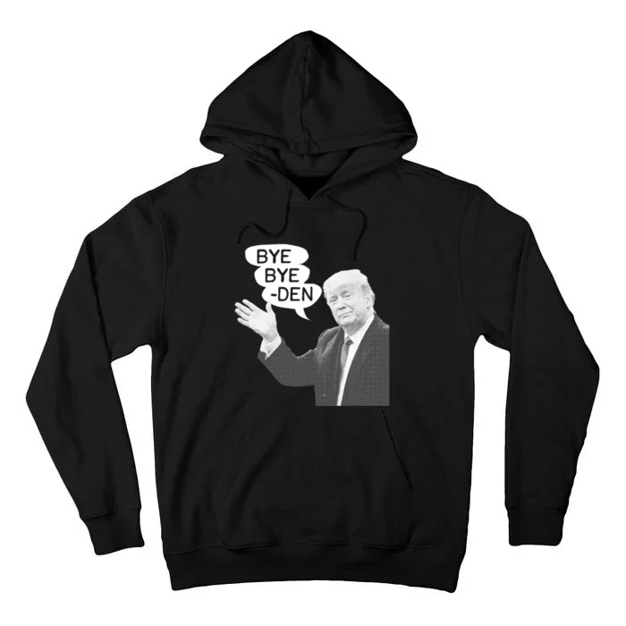 Funny Anti Biden Drops Out Of 2024 Election Race Bye Bye Den Tall Hoodie