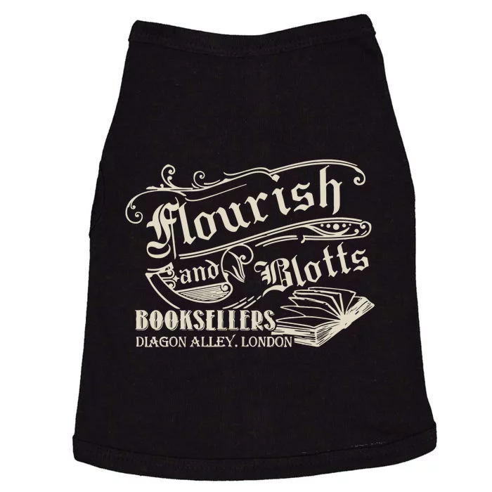 Flourish And Blotts Wizard Book Shop Doggie Tank