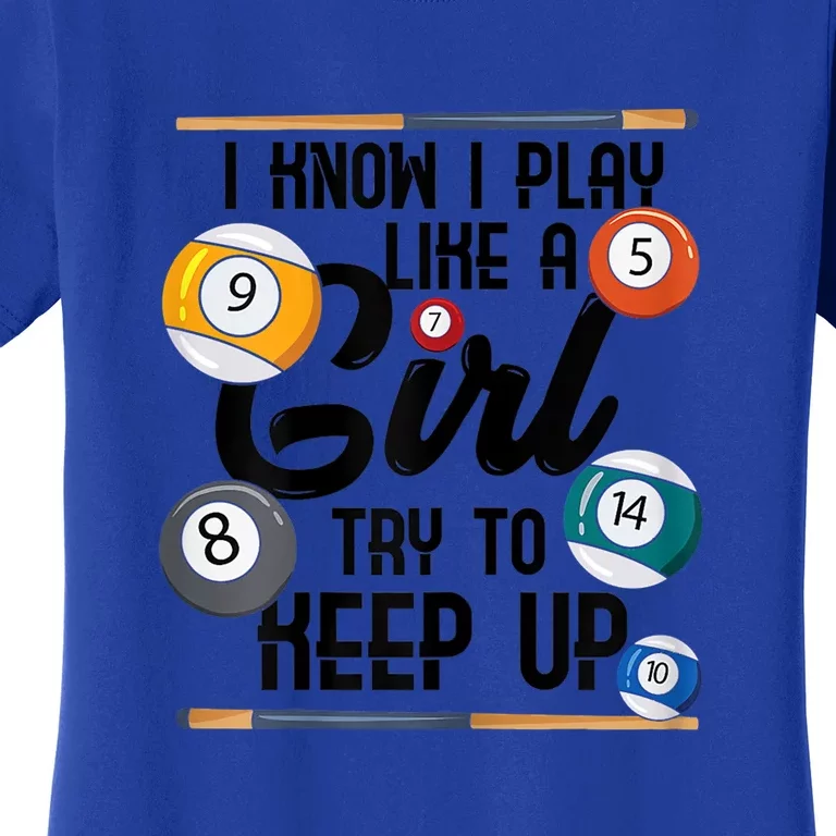 Funny Artistic Billiards Gift For Father's Day Women's T-Shirt