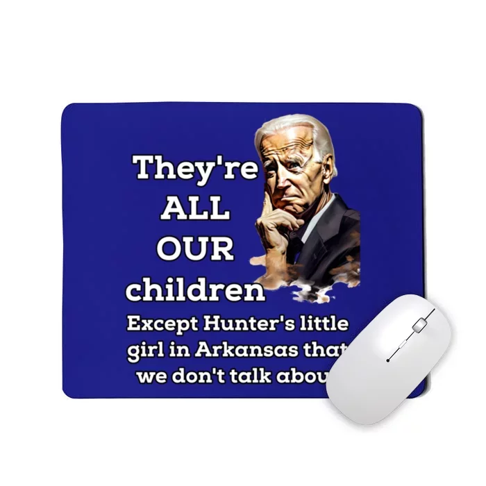 Funny Anti Biden Bicycle Brandon Bike Crash Trump 2024 Cute Gift Mousepad