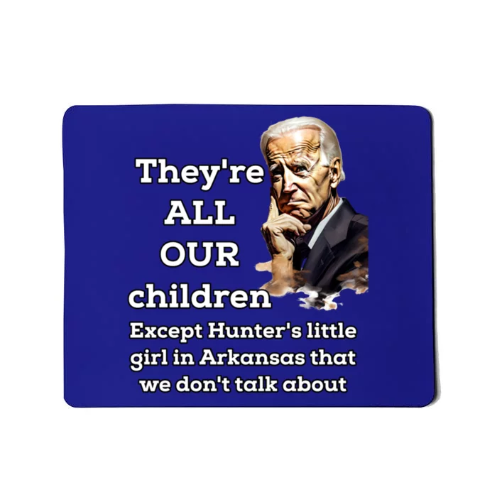 Funny Anti Biden Bicycle Brandon Bike Crash Trump 2024 Cute Gift Mousepad