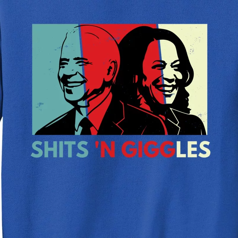 Funny Anti Biden Harris Shits N Giggles Political Gift Great Gift Sweatshirt