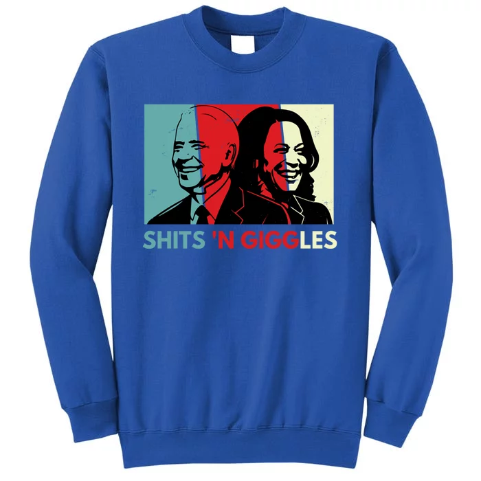 Funny Anti Biden Harris Shits N Giggles Political Gift Great Gift Sweatshirt