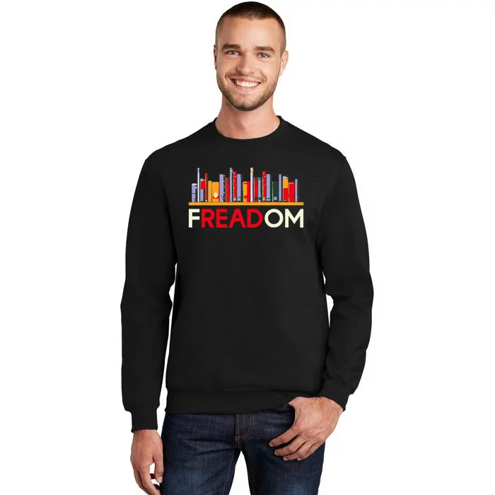 Freadom Anti Ban Books Freedom To Read Book Lover Reading Sweatshirt