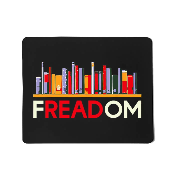 Freadom Anti Ban Books Freedom To Read Book Lover Reading Mousepad