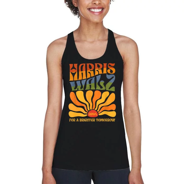 For A Brighter Tomorrow Boho Aesthetic Women's Racerback Tank