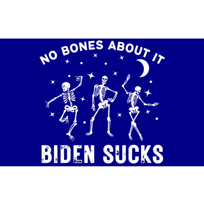 Funny Anti Biden Halloween Biden Sucks Dancing Skeletons Gift Bumper Sticker