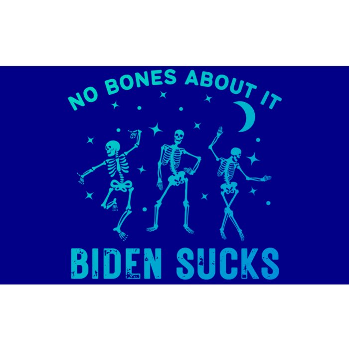 Funny Anti Biden Halloween Biden Sucks Dancing Skeletons Meaningful Gift Bumper Sticker