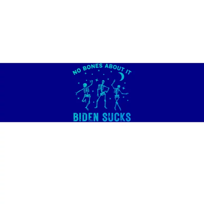 Funny Anti Biden Halloween Biden Sucks Dancing Skeletons Meaningful Gift Bumper Sticker