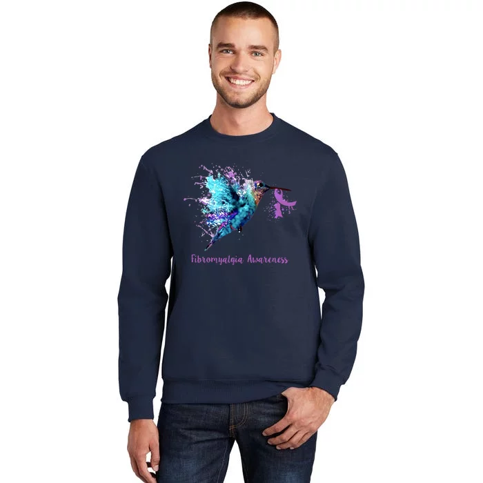 Fibromyalgia Awareness Bird Cancer Nurse Tall Sweatshirt