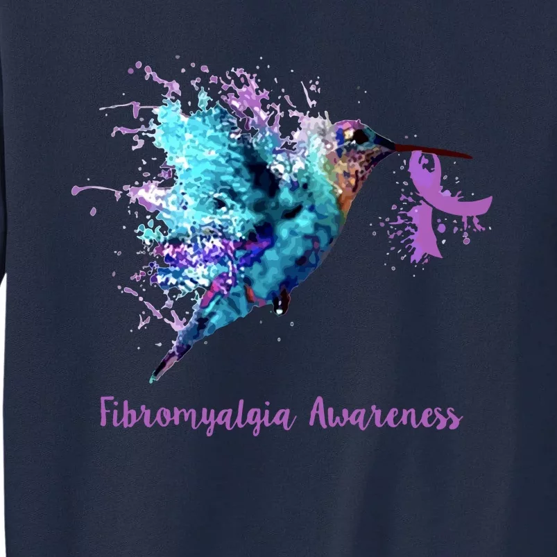 Fibromyalgia Awareness Bird Cancer Nurse Tall Sweatshirt