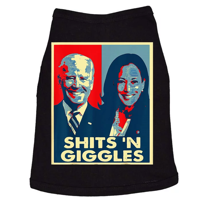 Funny Anti Biden Harris Shits N Giggles Political Doggie Tank