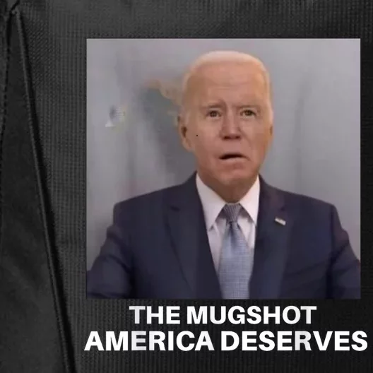 Funny Anti Biden The Mug Shot America Deserves City Backpack