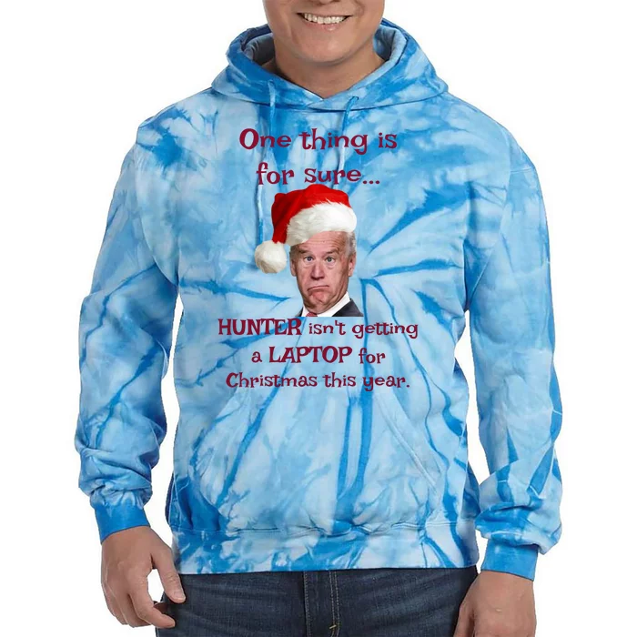 Funny Anti Biden Christmas Tie Dye Hoodie