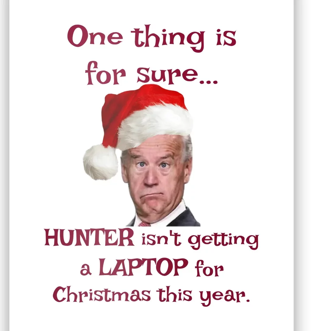 Funny Anti Biden Christmas Poster