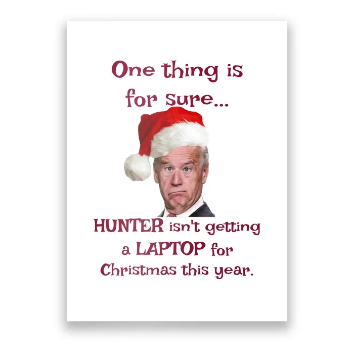 Funny Anti Biden Christmas Poster