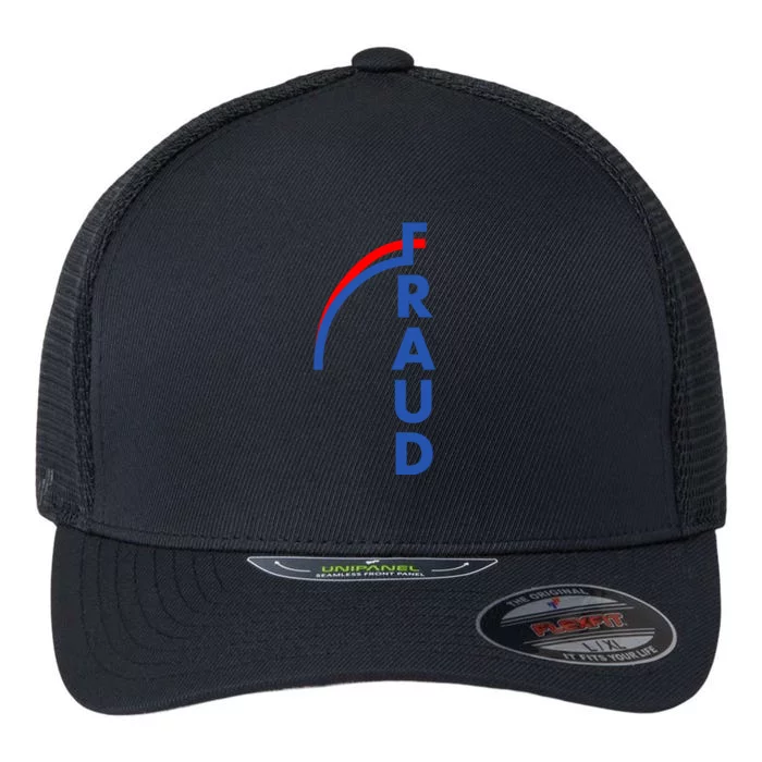 Fraud Anti Biden Flexfit Unipanel Trucker Cap