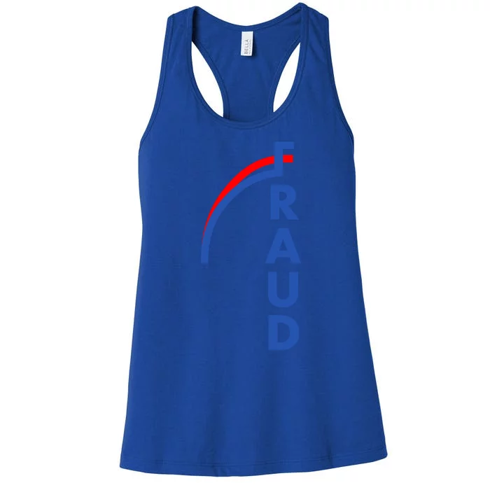 Fraud Anti Biden Women's Racerback Tank