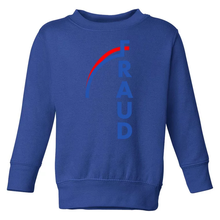 Fraud Anti Biden Toddler Sweatshirt