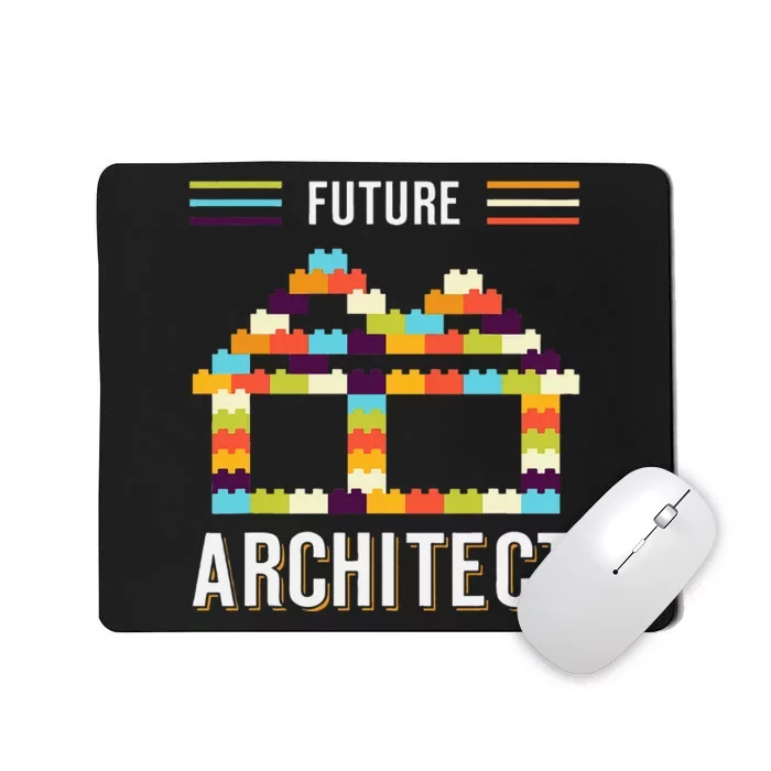 Future Architect Building Blocks Brick Gift for Cute Mousepad