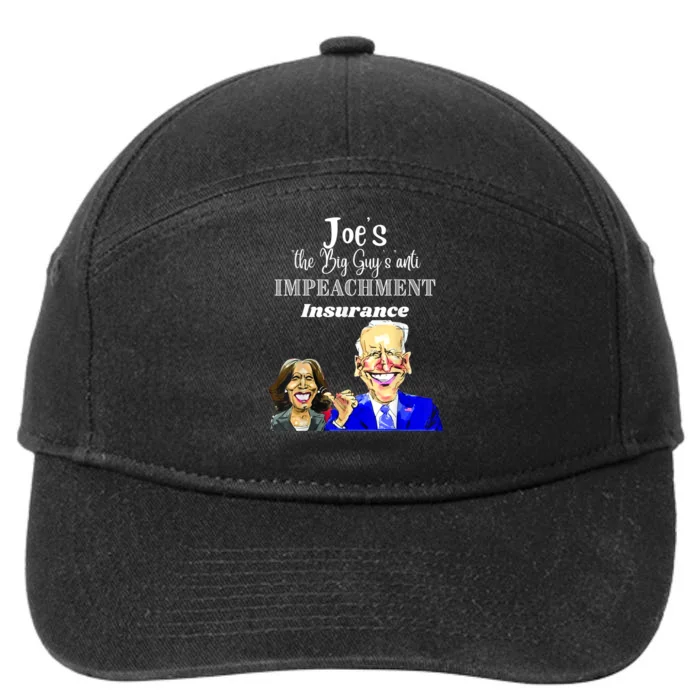 Funny Anti Biden Harris The Big Guy Impeachment Insurance 7-Panel Snapback Hat