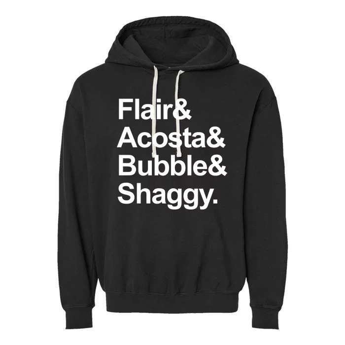 Flair Acosta Bubble And Shaggy Garment-Dyed Fleece Hoodie