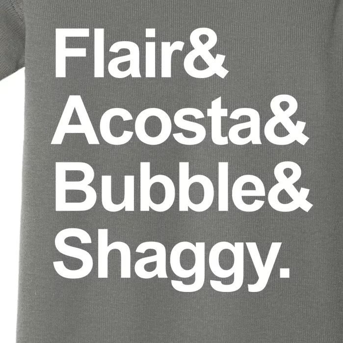 Flair Acosta Bubble And Shaggy Baby Bodysuit