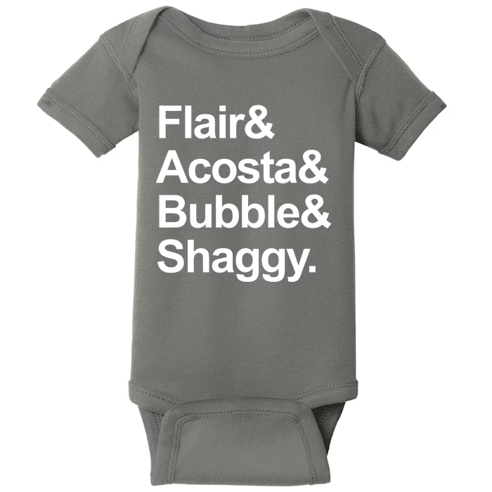 Flair Acosta Bubble And Shaggy Baby Bodysuit