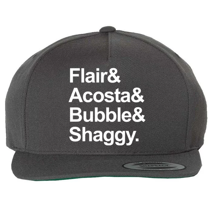 Flair Acosta Bubble And Shaggy Wool Snapback Cap