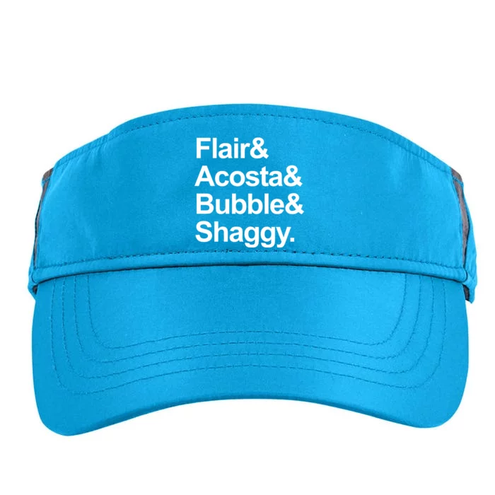 Flair Acosta Bubble And Shaggy Adult Drive Performance Visor