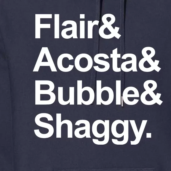 Flair Acosta Bubble And Shaggy Premium Hoodie