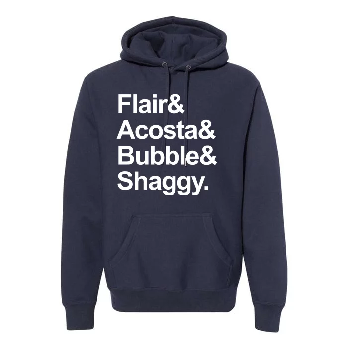 Flair Acosta Bubble And Shaggy Premium Hoodie