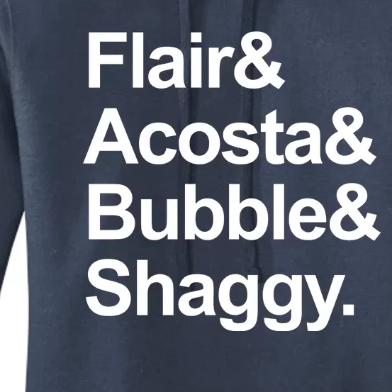 Flair Acosta Bubble And Shaggy Women's Pullover Hoodie