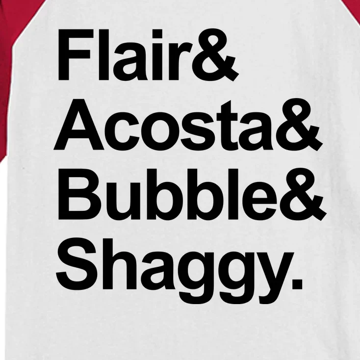 Flair Acosta Bubble And Shaggy Kids Colorblock Raglan Jersey