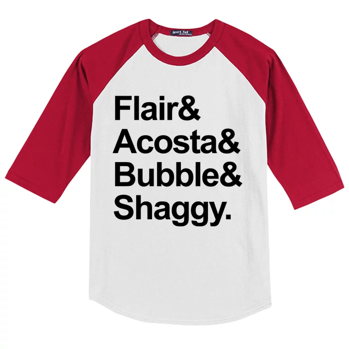 Flair Acosta Bubble And Shaggy Kids Colorblock Raglan Jersey