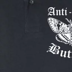 Funny Antisocial Butterfly Design, Introvert Humor Softstyle Adult Sport Polo