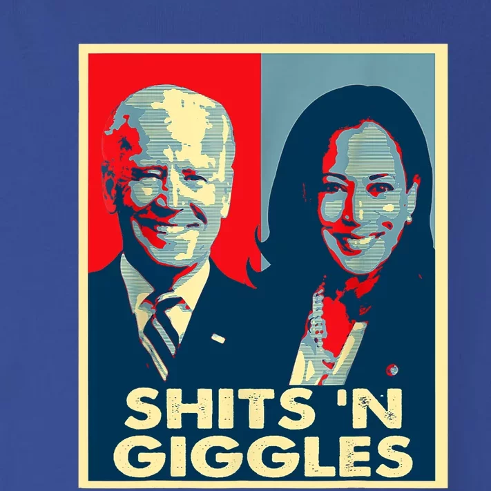 Funny Anti Biden Harris Shits 'N Giggles Political Gift Toddler Long Sleeve Shirt