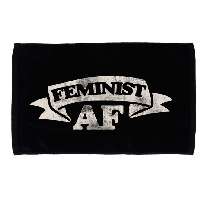 Feminist Af Cute Gift Proud Feminism Gift Feminists Microfiber Hand Towel