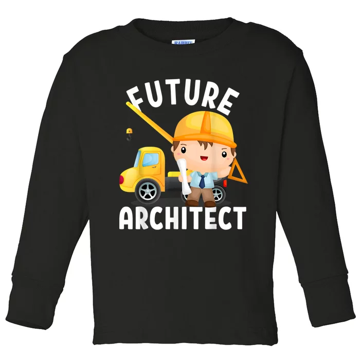 Future Architect Costume For Toddler Adults & Kids Toddler Long Sleeve Shirt