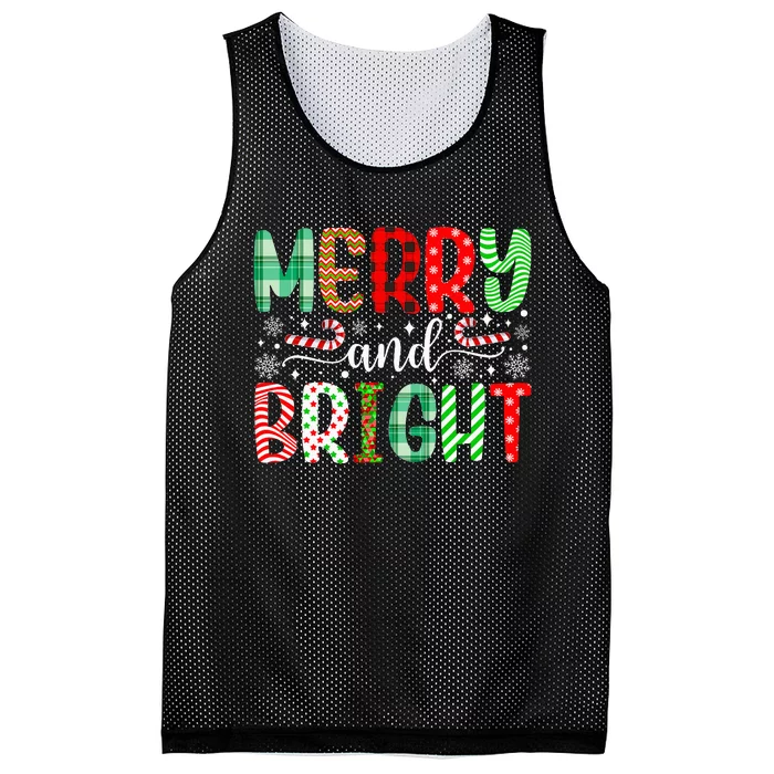 Festive and Cheerful Christmas Decorations Mesh Reversible Basketball Jersey Tank