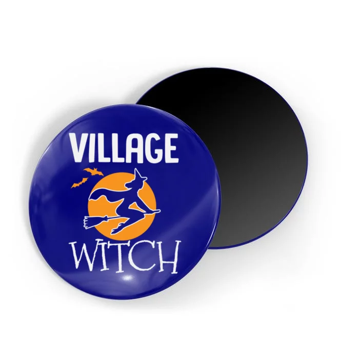 Funny And Cute Village Witch Halloween Costume Gift Magnet