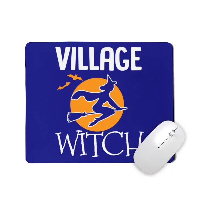 Funny And Cute Village Witch Halloween Costume Gift Mousepad