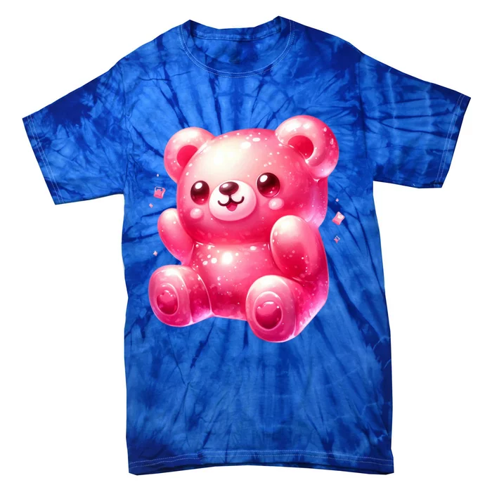 Funny Animals Coloured Gummi Bears Gift Tie-Dye T-Shirt